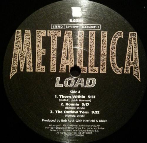 Виниловая пластинка Metallica, Load