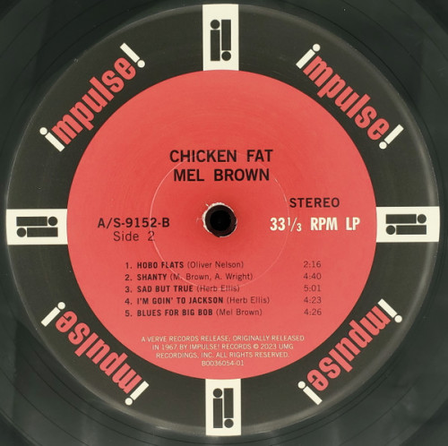 Виниловая пластинка Mel Brown - Chicken Fat (Black Vinyl LP)