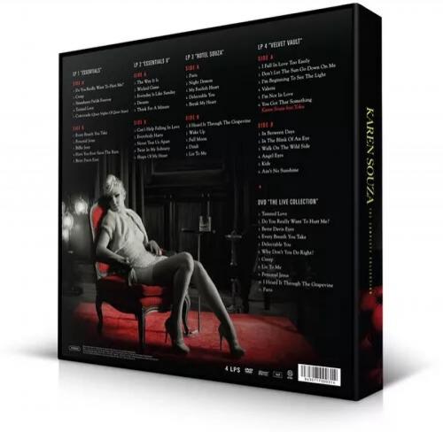 Виниловая пластинка Karen Souza -  Karen Souza (Box) (4LP+DVD, Limited Gold Bronze Vinyl 4LP)