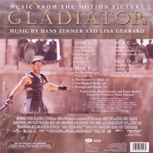 Виниловая пластинка Various Artists, Gladiator (Original Motion Picture Soundtrack)