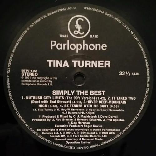 Виниловая пластинка Turner, Tina, Simply The Best (Black Vinyl)