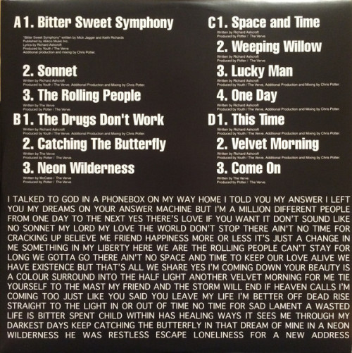 Виниловая пластинка Verve, The, Urban Hymns