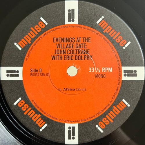 Виниловая пластинка Coltrane, John; Dolphy, Eric - Evenings At The Village Gate (Black Vinyl 2LP)