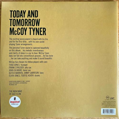 Виниловая пластинка McCoy Tyner - Today And Tomorrow (Verve By Request) (Black Vinyl LP)