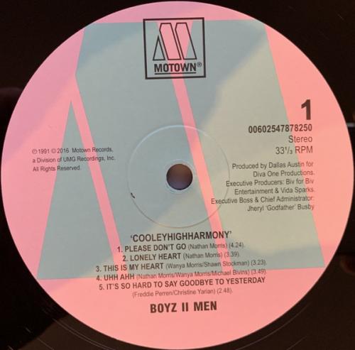 Виниловая пластинка Boyz II Men, Cooleyhighharmony