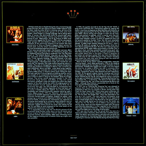 Виниловая пластинка Abba, Gold (Back To Black)