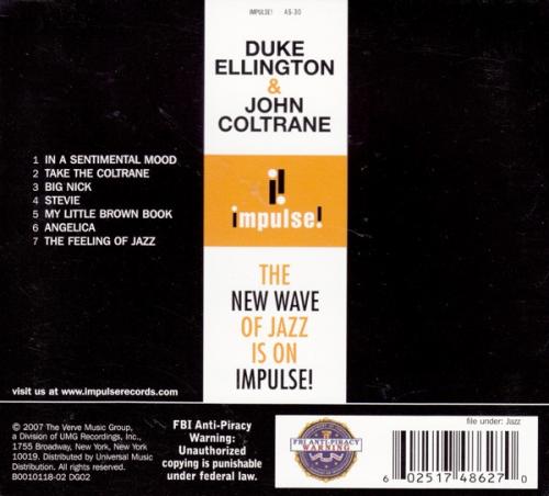 Виниловая пластинка Duke Ellington, John Coltrane - Acoustic Sounds (180 Gram Black Vinyl LP)