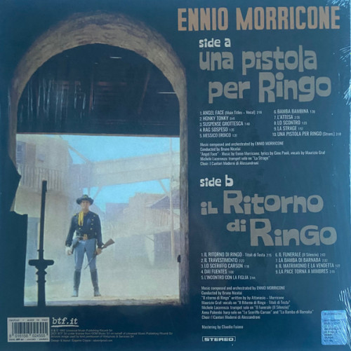 Виниловая пластинка OST - Una Pistola Per Ringo/ Il Ritorno Di Ringo (Ennio Morricone) (Limited Crystal Vinyl LP)