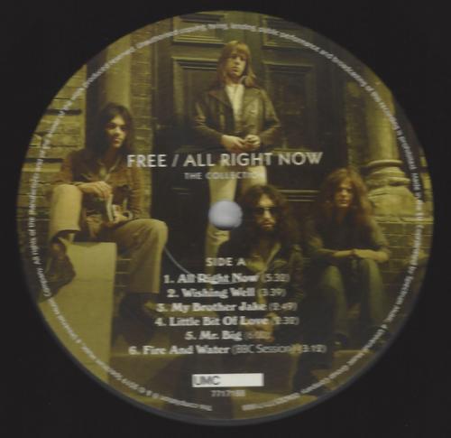 Виниловая пластинка Free, All Right Now: The Collection