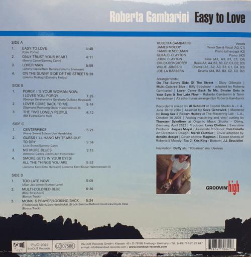 Виниловая пластинка Roberta Gambarini - Easy To Love (Black Vinyl 2LP)