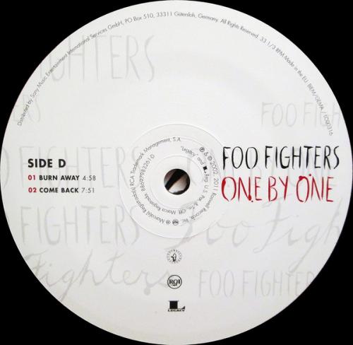 Виниловая пластинка Foo Fighters ONE BY ONE (180 Gram)