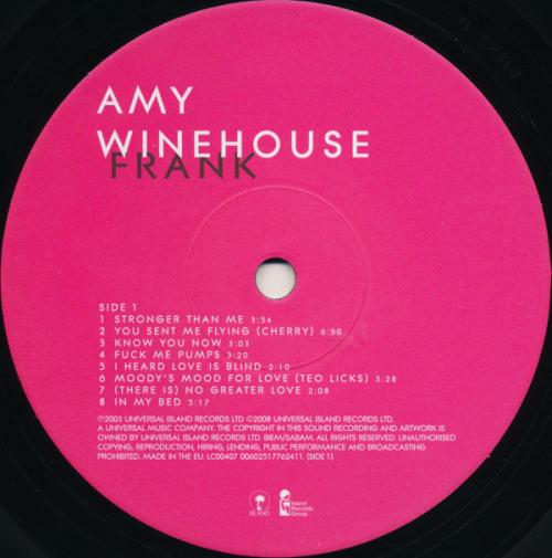 Виниловая пластинка Amy Winehouse - Frank