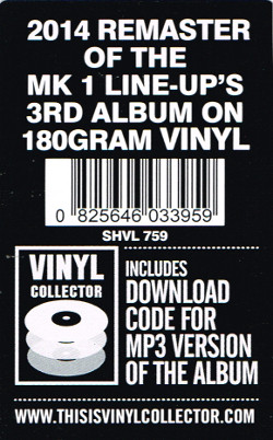 Виниловая пластинка PLG Deep Purple Deep Purple (180 Gram)