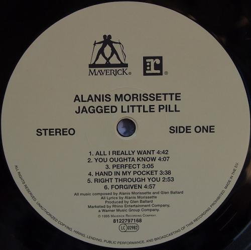 Виниловая пластинка Alanis Morissette JAGGED LITTLE PILL (180 Gram/Remastered)