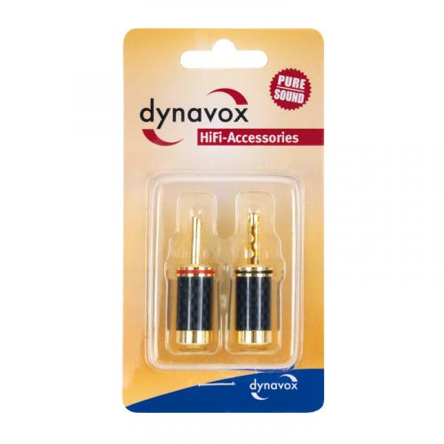 Разъемы Dynavox BANANA CARBON RED/BLACK (207621)