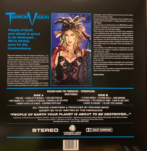 Виниловая пластинка OST - TerrorVision (Richard Band) (Blue Vinyl LP)