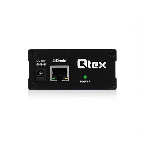 Транскодер аналоговых аудиосигналов и сигналов Dante Qtex QAI 2BY2iPOE