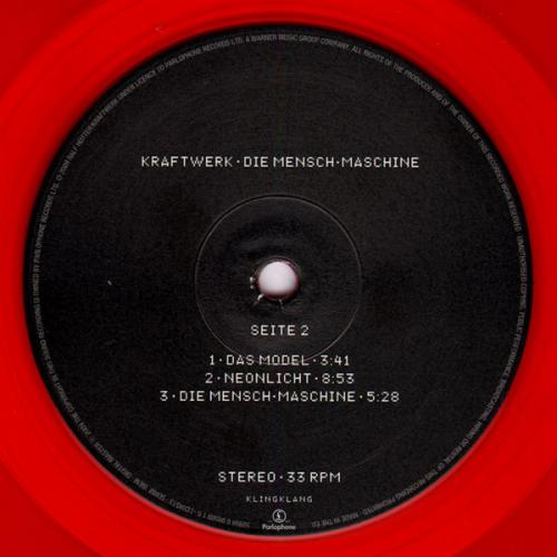 Виниловая пластинка Kraftwerk - Die Mensch-maschine (Limited Colour Vinyl)