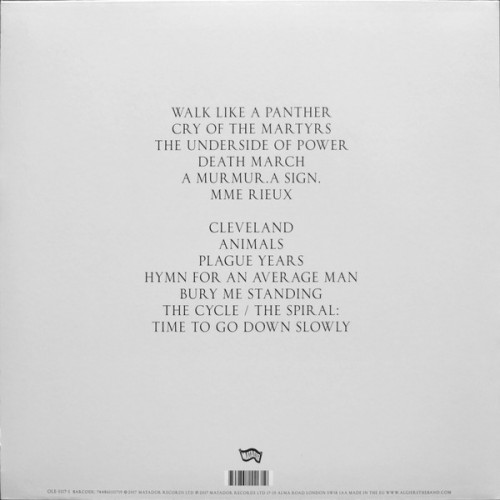 Виниловая пластинка Algiers - The Underside Of Power (Black Vinyl LP)