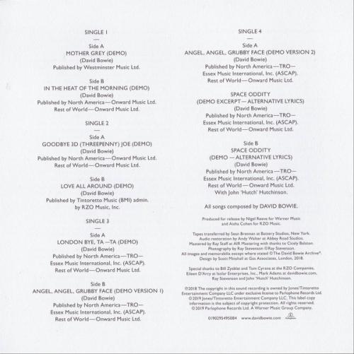 Виниловая пластинка Bowie, David, Spying Through A Keyhole (DEMOS And Unreleased Songs) (Limited Box Set)
