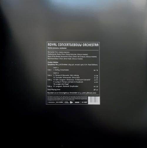 Виниловая пластинка Mariss Jansons - Mahler: Symphony No.3 (Black Vinyl 2LP)