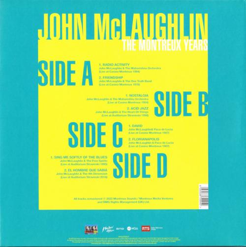 Виниловая пластинка John McLaughlin - The Montreux Years (Black Vinyl 2LP)