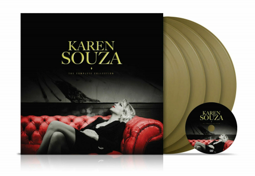 Виниловая пластинка Karen Souza -  Karen Souza (Box) (4LP+DVD, Limited Gold Bronze Vinyl 4LP)