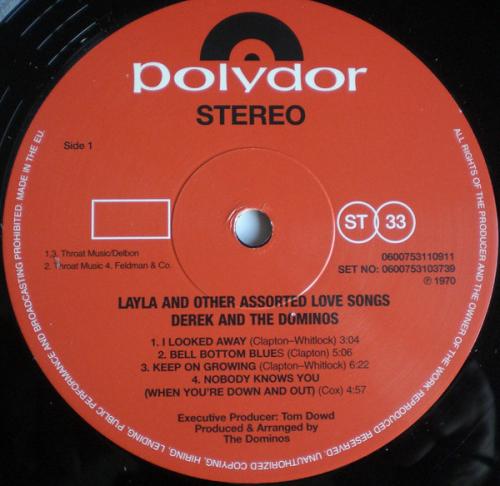 Виниловая пластинка Derek & The Dominos, Layla And Other Assorted Love Songs