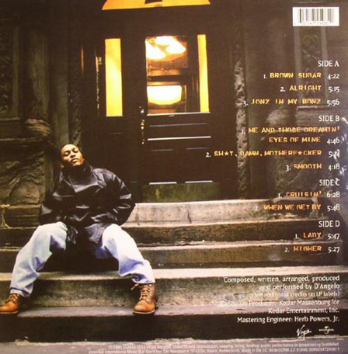 Виниловая пластинка D'Angelo, Brown Sugar (20th Anniversary Edition)