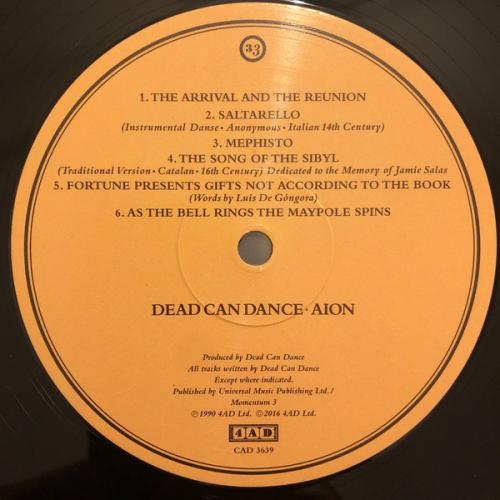 Виниловая пластинка Dead Can Dance — AION (LP)