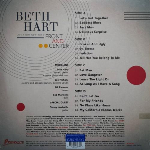 Виниловая пластинка Beth Hart - Front And Center: Live From New York (Coloured Vinyl 2LP)