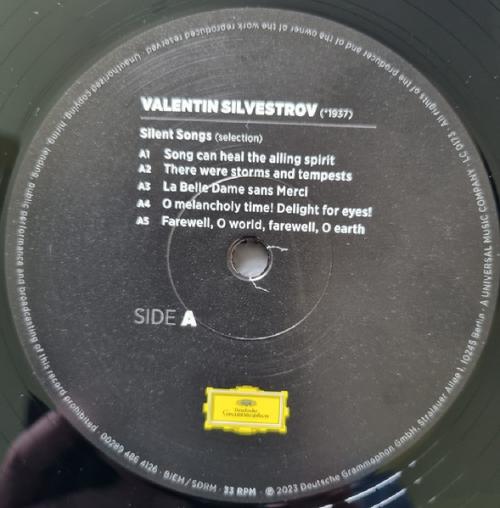 Виниловая пластинка Grimaud, Helene; Krimmel, Konstantin - Silvestrov: Silent Songs (180 Gram Black Vinyl 2LP)