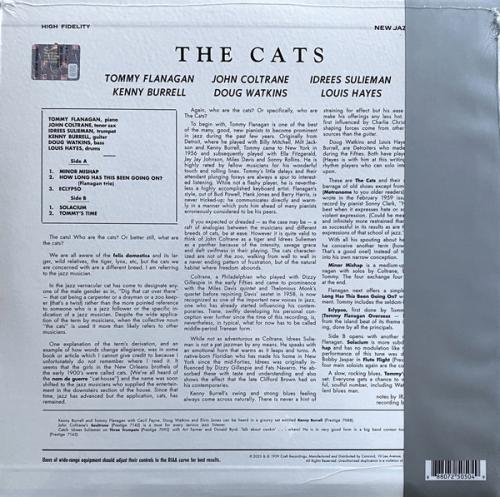 Виниловая пластинка Flanagan; Coltrane; Burrell; Sulieman - The Cats (Original Jazz Classics) (Black Vinyl LP)