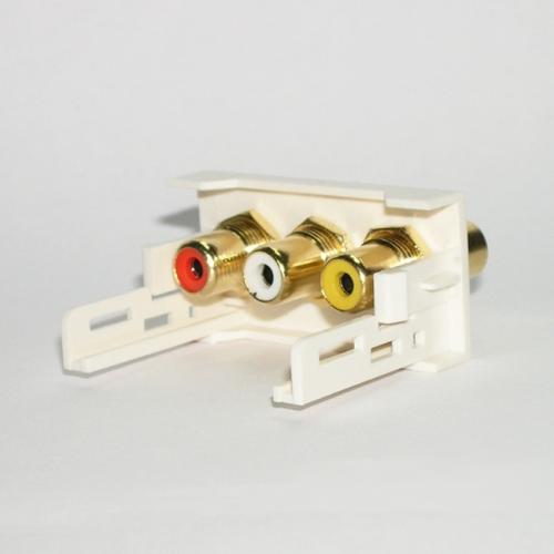 Dr.HD 1xHDMI 3xRCA квадратная