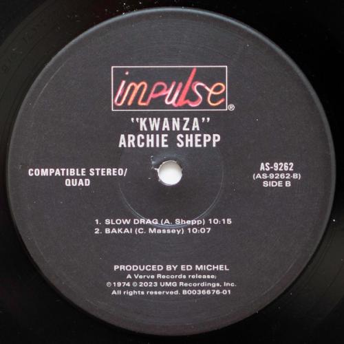 Виниловая пластинка Archie Shepp - Kwanza (Black Vinyl LP)
