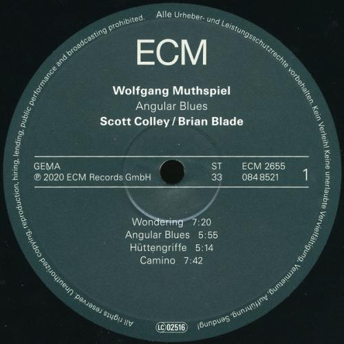 Виниловая пластинка Wolfgang Muthspiel/S.Colley, B.Blade — ANGULAR BLUES (LP/180g)