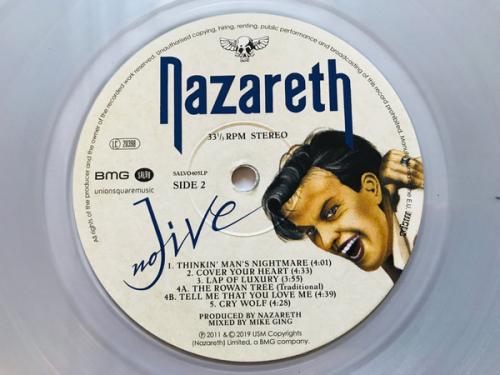 Виниловая пластинка Nazareth - No Jive (Clear Vinyl)