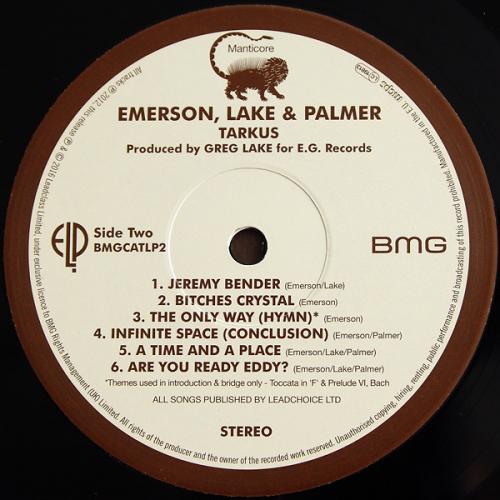 Виниловая пластинка Emerson, Lake & Palmer - Tarkus (Black Vinyl LP)