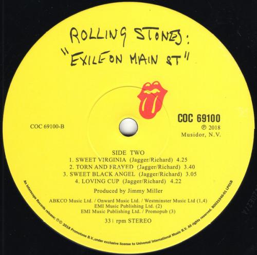 Виниловая пластинка Rolling Stones — EXILE ON THE MAIN STREET (HALF SPEED MASTER) (2LP)