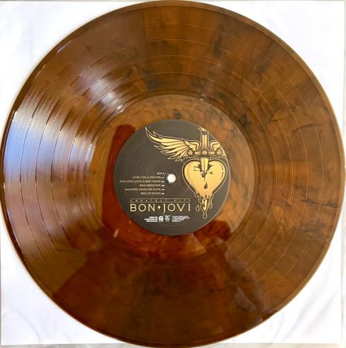 Виниловая пластинка Bon Jovi - Greatest Hits (coloured) (Tiger Eye Vinyl LP)