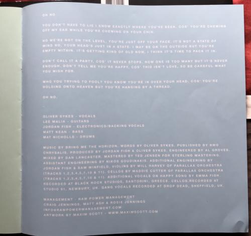 Виниловая пластинка Bring Me The Horizon THAT'S THE SPIRIT