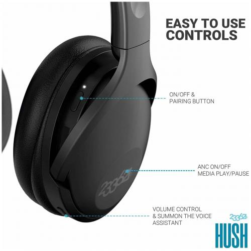 Наушники 233621 Hush Black