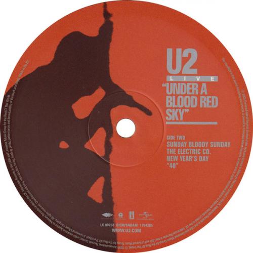 Виниловая пластинка U2, Under A Blood Red Sky