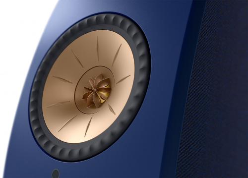 Активная беспроводная акустика со стойками KEF LSX II COBALT BLUE + KEF S1 Floor Stand Blue