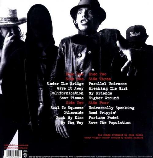 Виниловая пластинка Red Hot Chili Peppers GREATEST HITS (180 Gram/Gatefold)