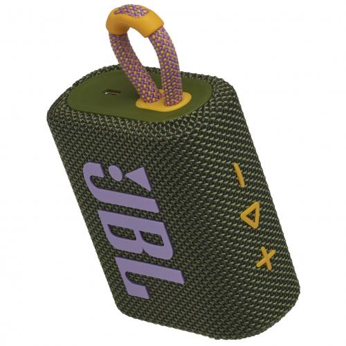 Портативная колонка JBL Go 3 Green (JBLGO3GRN)