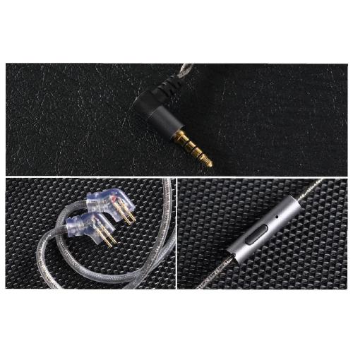 Наушники Hidizs ST2 Pro 3.5mm With Mic Black Transparent