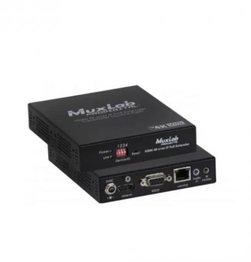 Приемник-декодер 4K Over IP, с PoE MuxLab 500758-RX