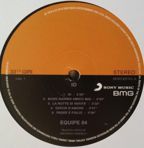 Виниловая пластинка Equipe 84 - Id (Black Vinyl LP)