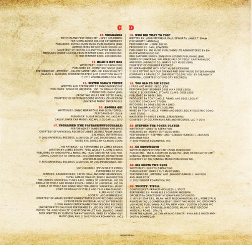 Виниловая пластинка Various Artists, Quentin Tarantino’s Django Unchained Original Motion Picture Soundtrack